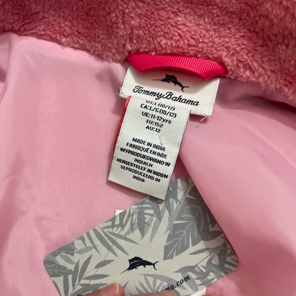 NWT - Tommy Bahama Girls’ Thick and Soft Fleece Coat - Size 10-12 Years Old - Picture 5 of 7